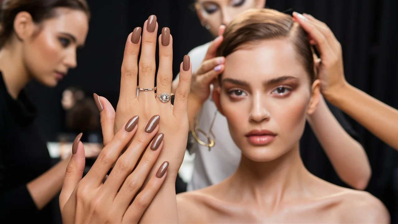 How to Get the Perfect Light Brown Nails Color Backstageviral.com